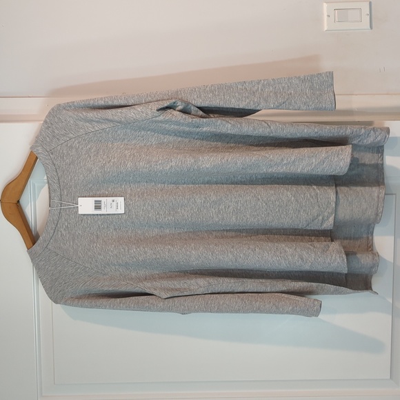 Eileen Fisher Tops - Eileen Fisher NWT gray raglan tunic top